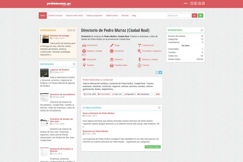 Captura de directorio pedro munoz – Directorio de Pedro Muñoz (Ciudad Real)
