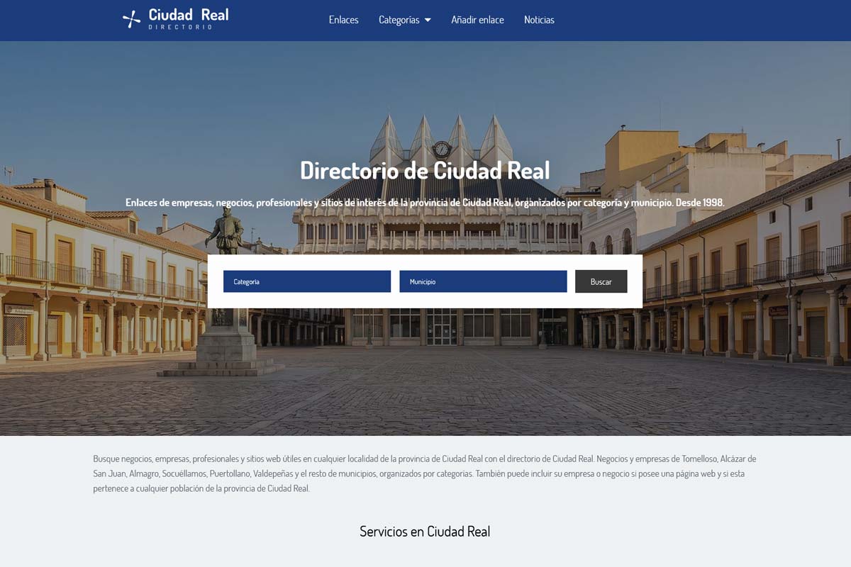 Estrenamos nueva web: el directorio de Ciudad Real se renueva